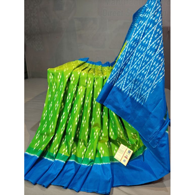 PGMRILWS5Y10SFCD26- light weight Ikat silk saree