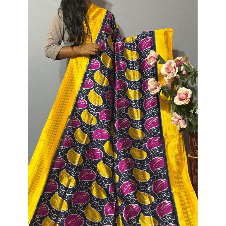 PKISIDSS5Y09NFCC03- Ikat silk saree