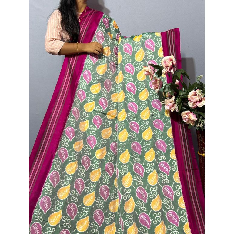 PKISIDSS5Y09NFCC06- Ikat silk saree