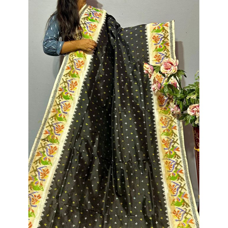 PKISIDSS5Y09NFCC09- Ikat silk saree