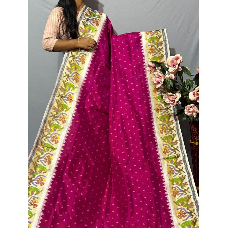 PKISIDSS5Y09NFCC14- Ikat silk saree
