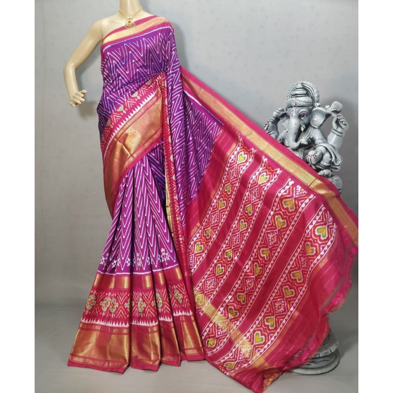 PRIHIDSS5Y09NDDC05- Ikat silk saree