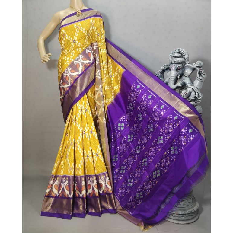 PRIHIDSS5Y09NDDC08- Ikat silk saree