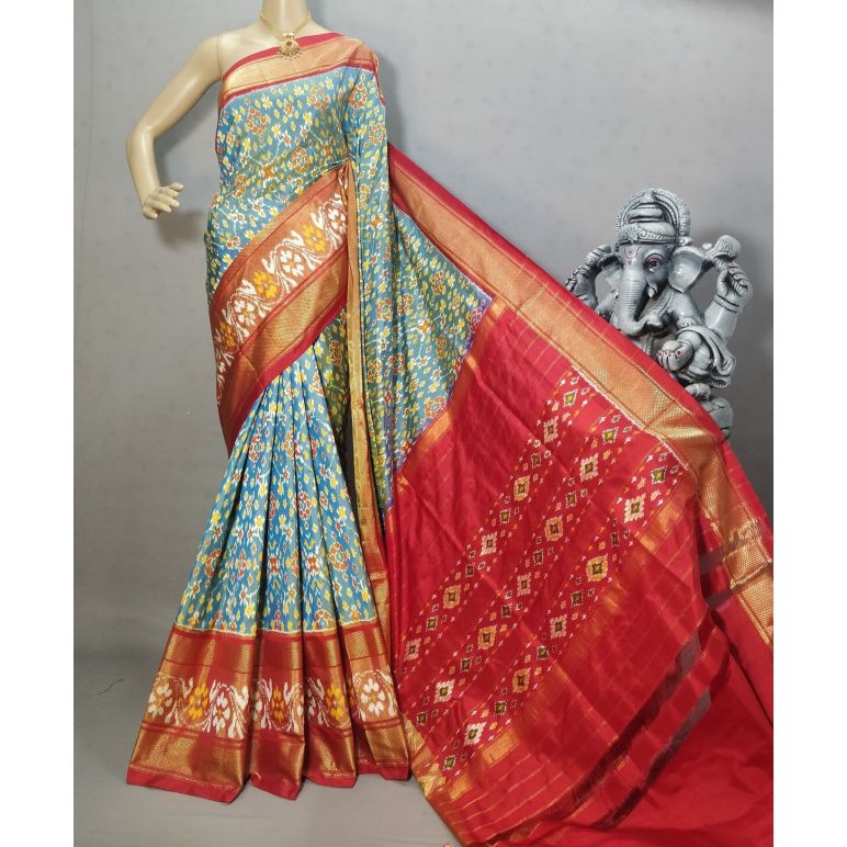 PRIHIDSS5Y09NDDC14- Ikat silk saree