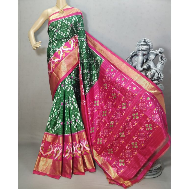 PRIHIDSS5Y09NDDC16- Ikat silk saree