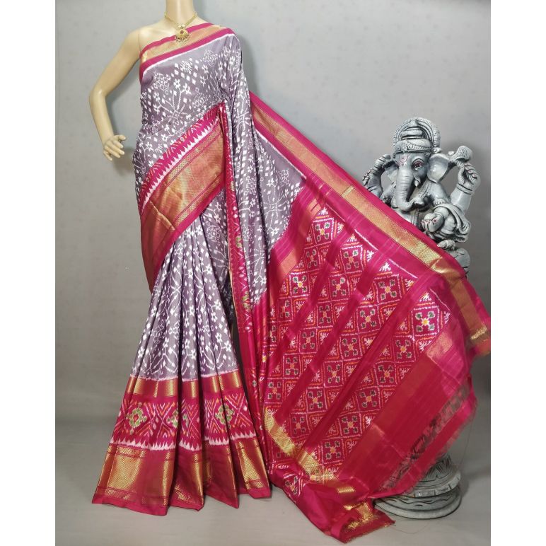 PRIHIDSS5Y09NDDC17- Ikat silk saree