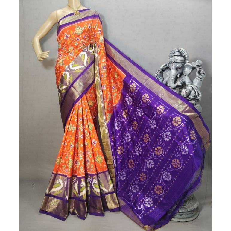 PRIHIDSS5Y09NDDC19- Ikat silk saree