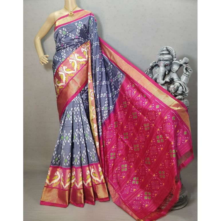PRIHIDSS5Y09NDDC20- Ikat silk saree