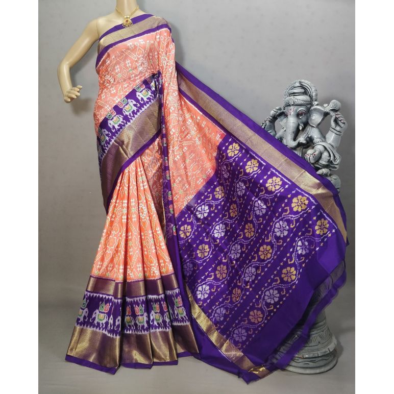 PRIHIDSS5Y09NDDC21- Ikat silk saree