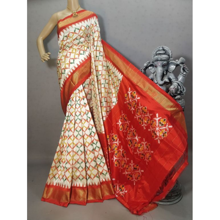 PRIHIDSS5Y09NDDC23- Ikat silk saree