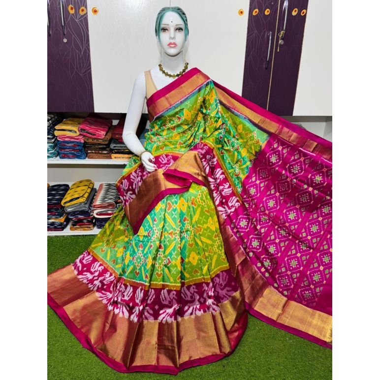 PSRGIDSS5Y09BBCD05- Ikat silk saree