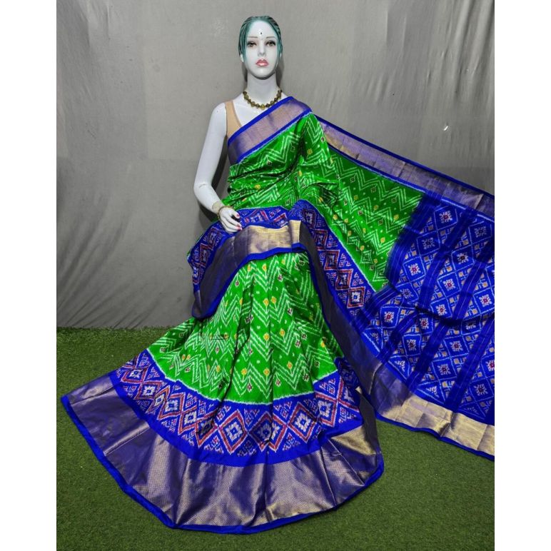 PSRGIDSS5Y09BBCD21- Ikat silk saree