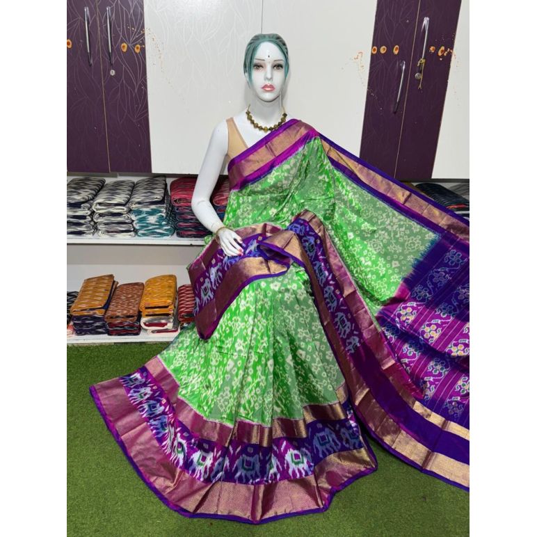 PSRGIDSS5Y09BBCD37- Ikat silk saree