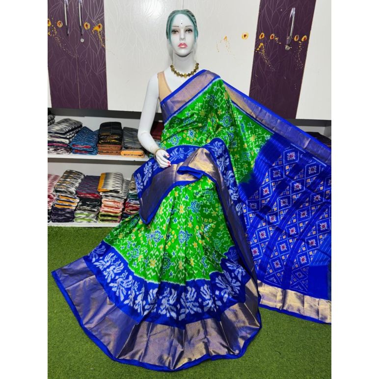 PSRGIDSS5Y09BBCD38- Ikat silk saree