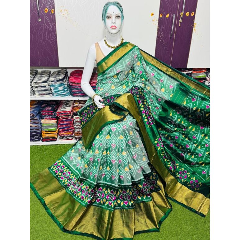 PSRGIDSS5Y09BBCD49- Ikat silk saree