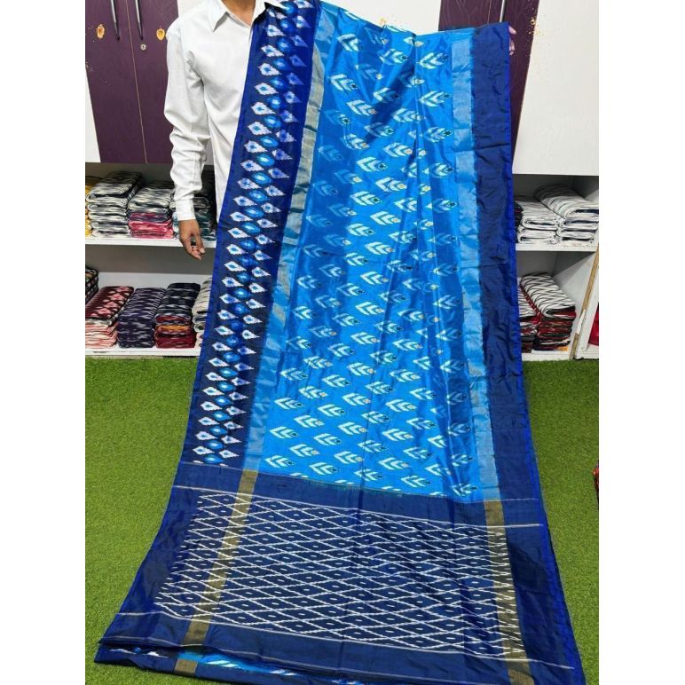 PSRGILWS5Y10XZCC04- light weight Ikat silk saree