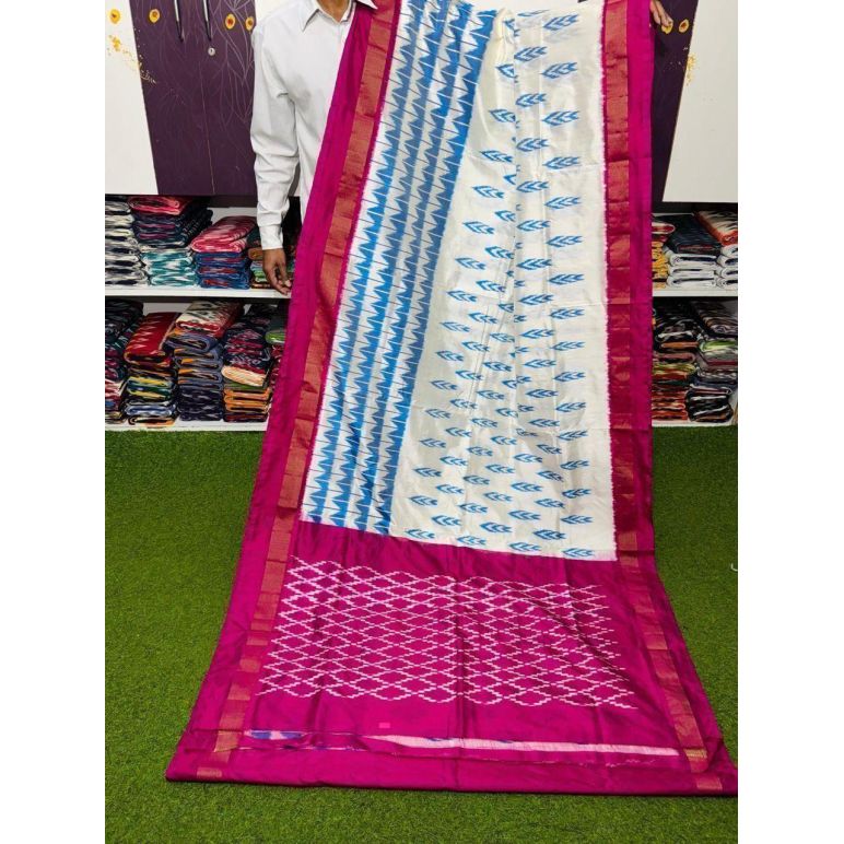 PSRGILWS5Y10XZCC09- light weight Ikat silk saree