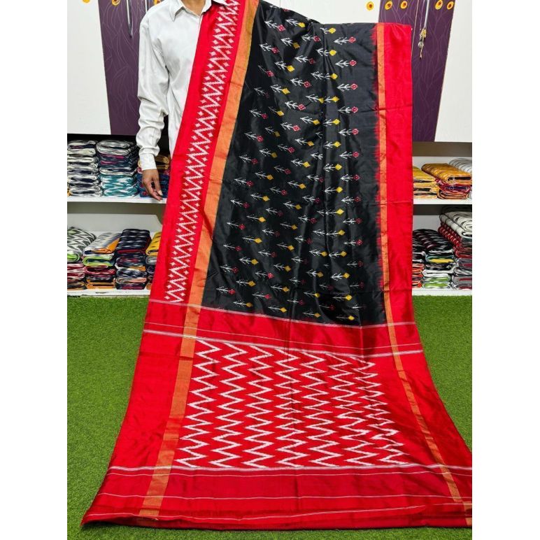 PSRGILWS5Y10XZCC11- light weight Ikat silk saree