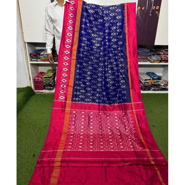 PSRGILWS5Y10XZCC28- light weight Ikat silk saree