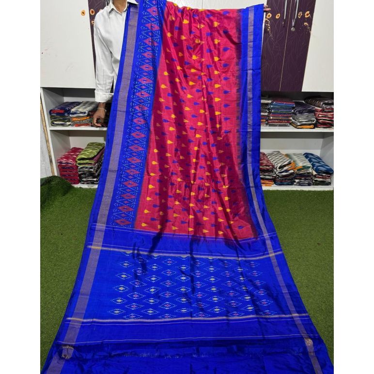 PSRGILWS5Y10XZCC35- light weight Ikat silk saree