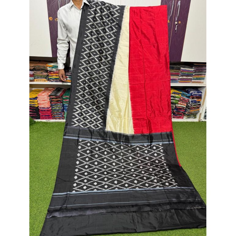PSRGILWS5Y10XZCC47- light weight Ikat silk saree