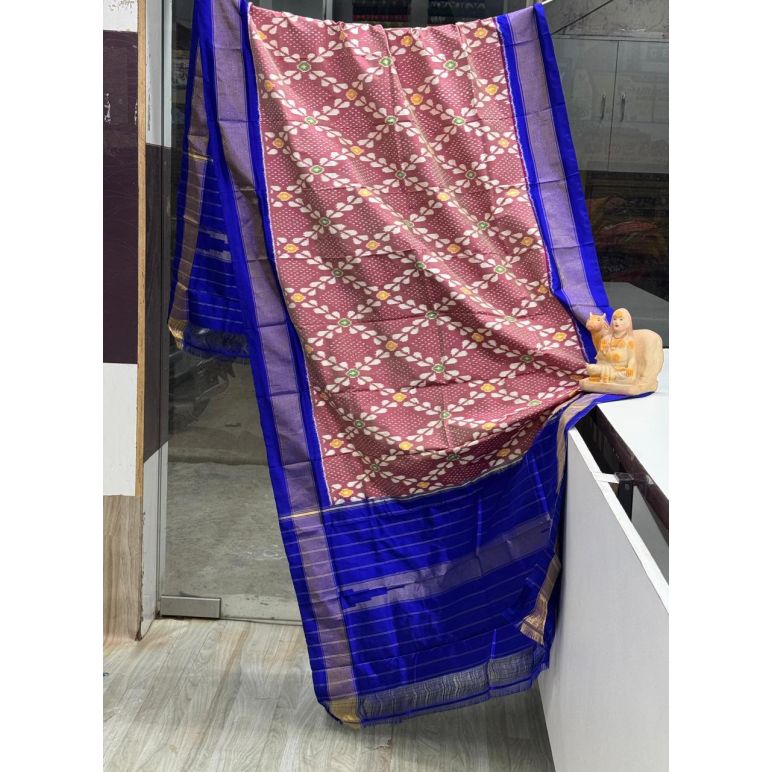 PSRGISDP5Y08ZNCD16- Ikat Silk dupatta