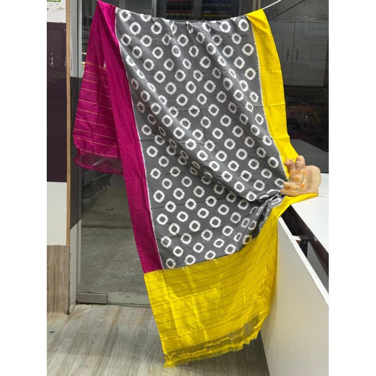 PSRGISDP5Y08ZNCD21- Ikat Silk dupatta