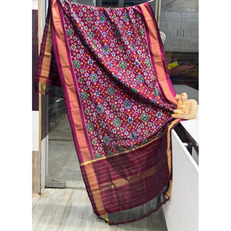PSRGISDP5Y08ZNCD22- Ikat Silk dupatta