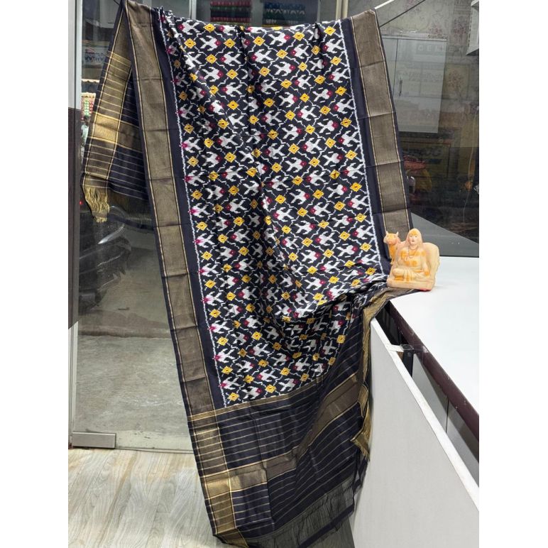 PSRGISDP5Y08ZNCD23- Ikat Silk dupatta