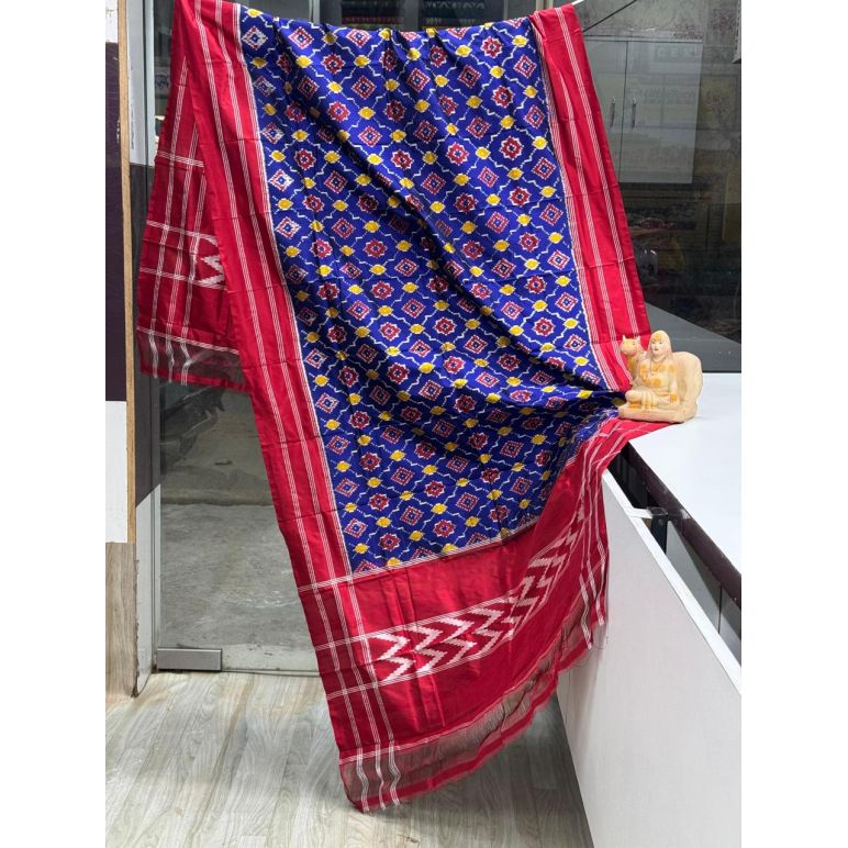 PSRGISDP5Y08ZNCD24- Ikat Silk dupatta