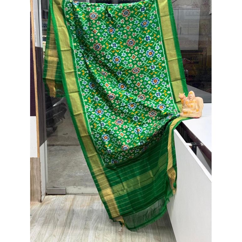 PSRGISDP5Y08ZNCD25- Ikat Silk dupatta