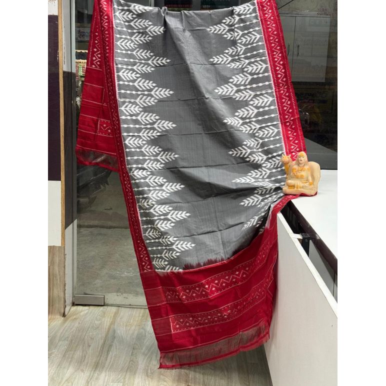 PSRGISDP5Y08ZNCD27- Ikat Silk dupatta