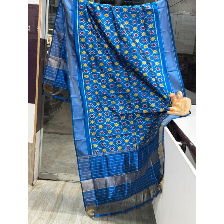 PSRGISDP5Y08ZNCD30- Ikat Silk dupatta