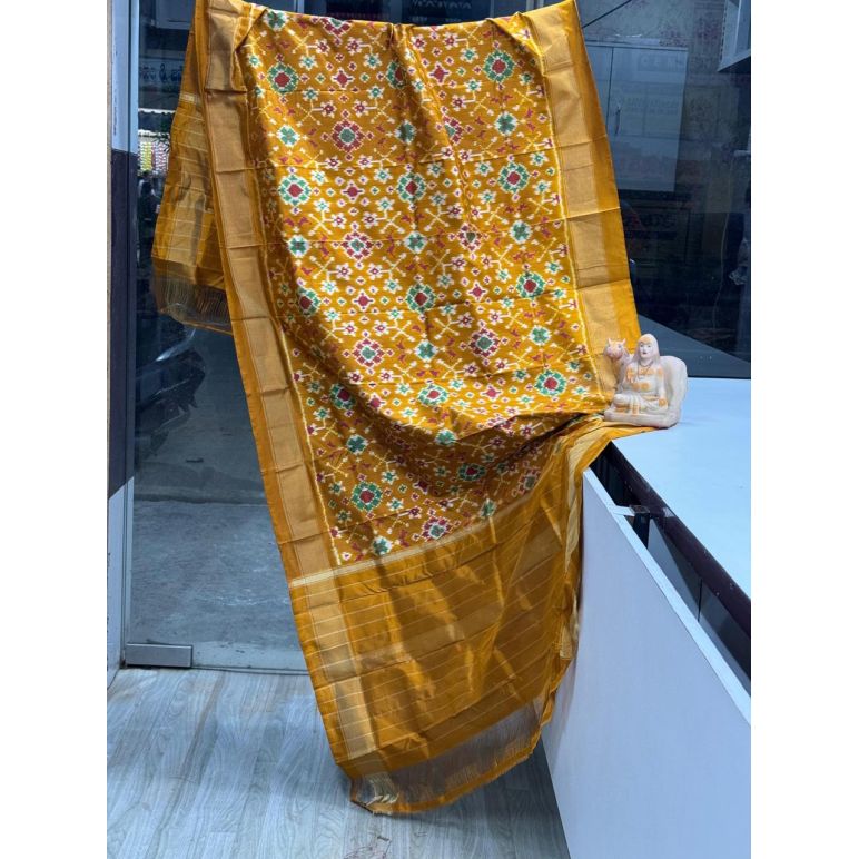 PSRGISDP5Y08ZNCD33- Ikat Silk dupatta