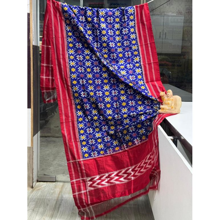 PSRGISDP5Y08ZNCD34- Ikat Silk dupatta