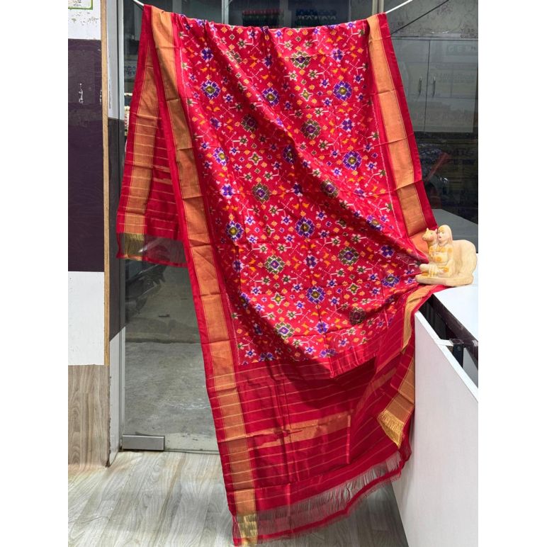 PSRGISDP5Y08ZNCD35- Ikat Silk dupatta