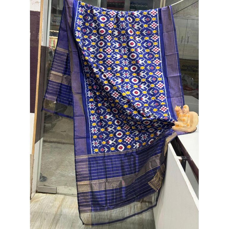 PSRGISDP5Y08ZNCD43- Ikat Silk dupatta