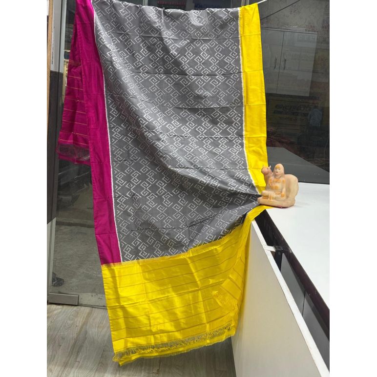 PSRGISDP5Y08ZNCD45- Ikat Silk dupatta