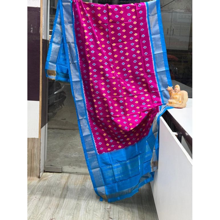 PSRGISDP5Y08ZNCD47- Ikat Silk dupatta