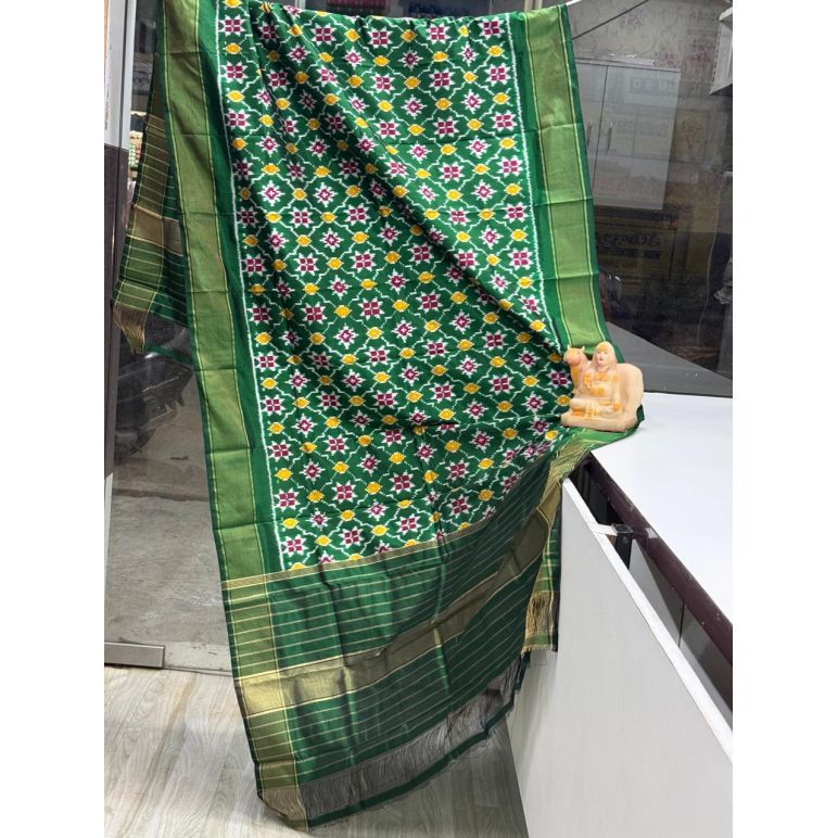 PSRGISDP5Y08ZNCD52- Ikat Silk dupatta