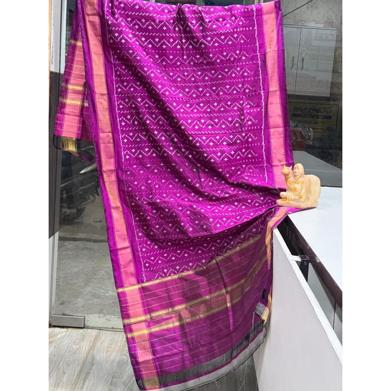 PSRGISDP5Y08ZNCD55- Ikat Silk dupatta