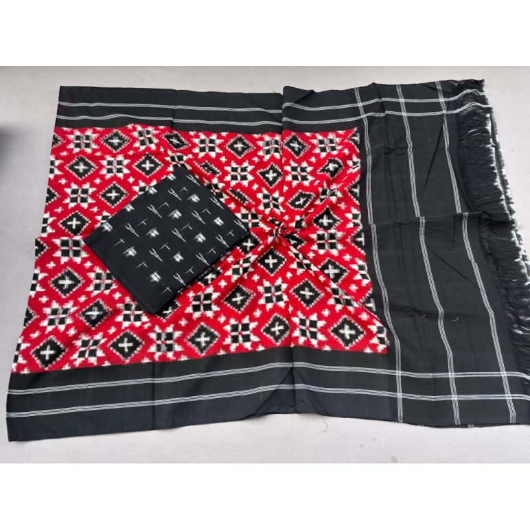 PSSIC2PS5Y10ZFCD03- Double ikat cotton salwar set