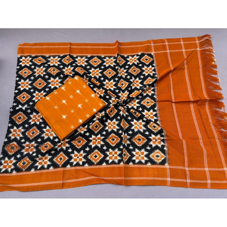 PSSIC2PS5Y10ZFCD06- Double ikat cotton salwar set