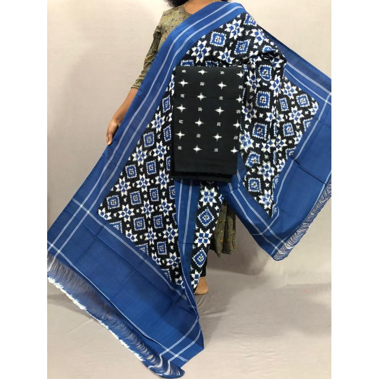 PSSIC2PS5Y10ZFCD23- Double ikat cotton salwar set