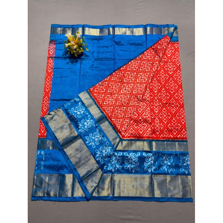 PSSIFSLG5Y10SZDC20- Free Size Ikat Silk Lehenga