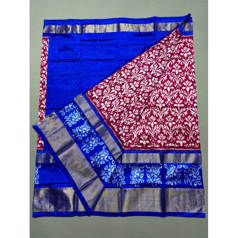PSSIFSLG5Y10SZDC38- Free Size Ikat Silk Lehenga