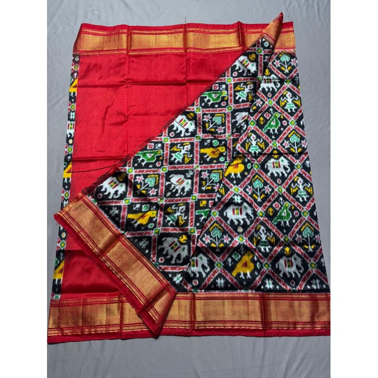 PSSIFSLG5Y10SZDC50- Free Size Ikat Silk Lehenga