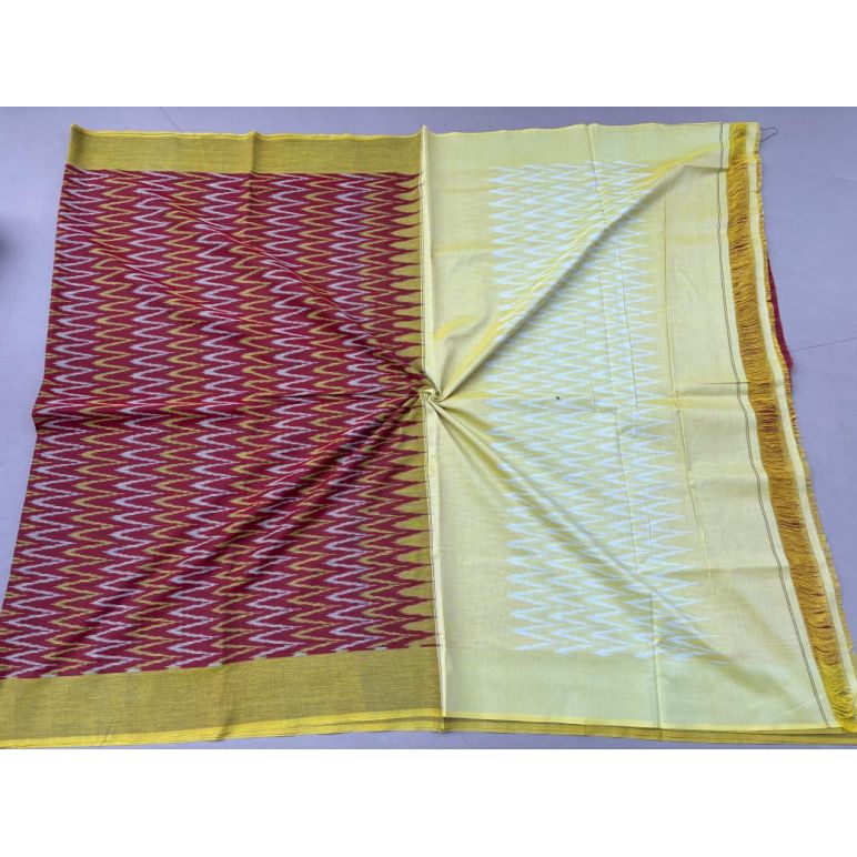 PSSIISCS5Y10IZDD38- Ikat Sico saree