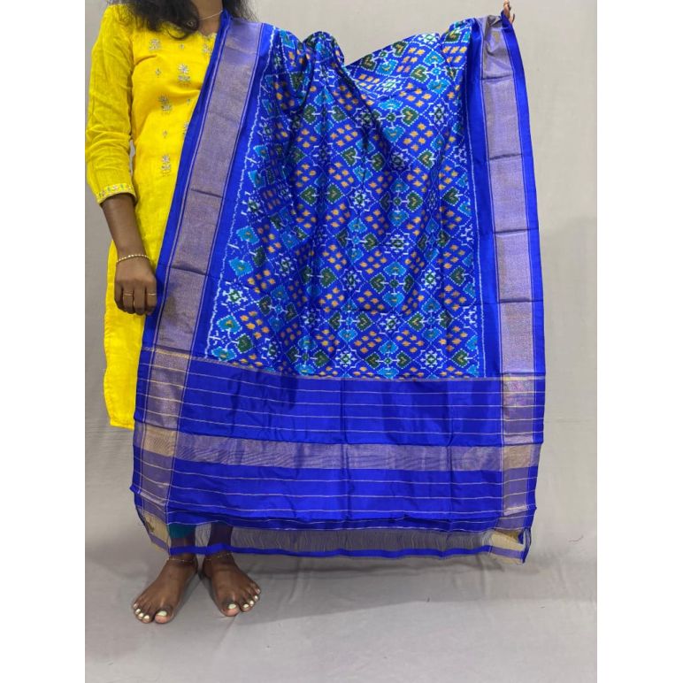 PSSIISDP5Y09ECCD04- Ikat Silk dupatta
