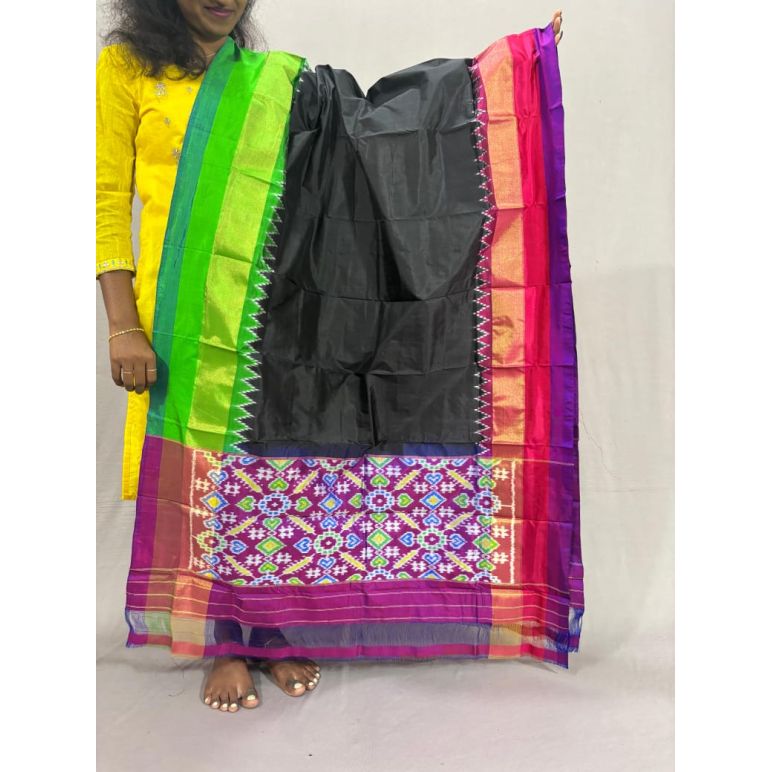 PSSIISDP5Y09ECCD48- Ikat Silk dupatta